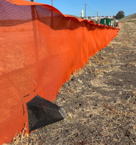 Wildlife exclusion fencing cone